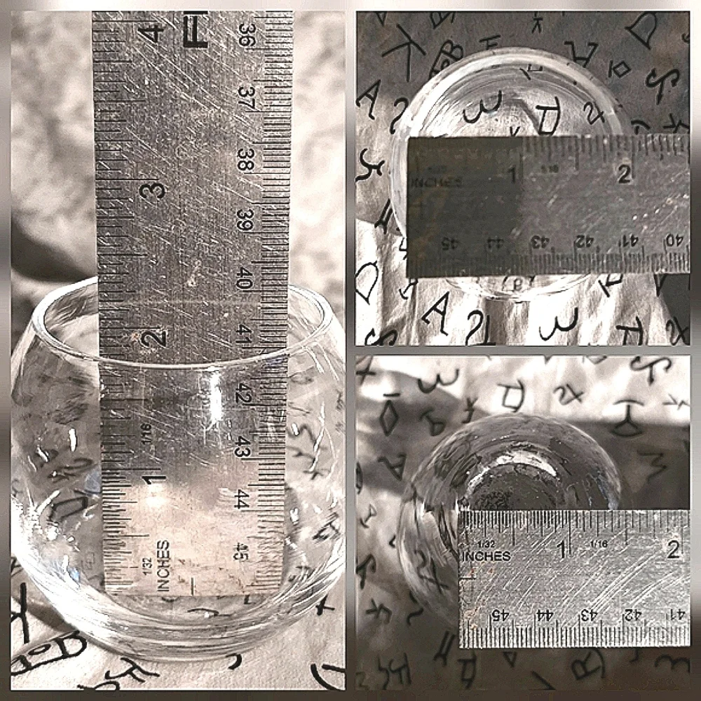 COMING SOON 2PC Vintage Clear Glass Ivy Bowl & Mini Bud Vase Set (2 Pieces)